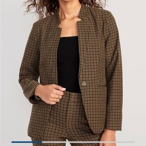 Old navy small petite plaid blazer